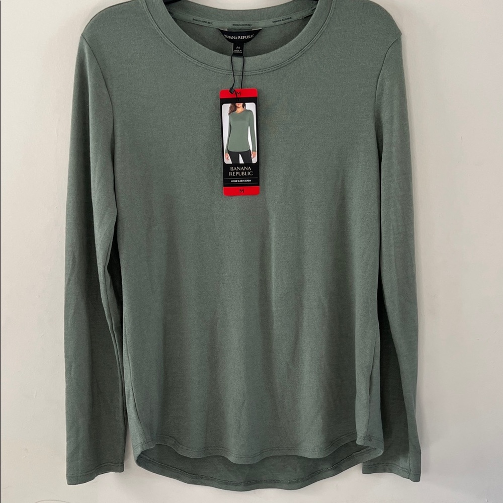 Banana Republic Sage Long Sleeve Top